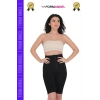 #Korse Yüksek Bel Karın Mide Toparlayıcı Popo Sıkılaştırıcı Paçalı Kadın Agraflı Korse - 3 Adet