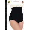 #Korse Dikişsiz Lazer Kesim İz Göstermeten Toparlayıcı Kadın Kaymaz Yüksek Bel Slip Korse - 2 Adet