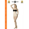 #Korse Toparlayıcı Kaymaz 2 Beden Küçülten Kadın Lazer Kesim Yüksek Bel Slip Korse - 2 Adet