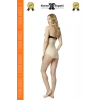 #Korse Toparlayıcı Kaymaz 2 Beden Küçülten Kadın Lazer Kesim Yüksek Bel Slip Korse - 2 Adet