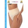 #Korse İz Yapmaz Kaymayan Seamless Alt Karın Göbek Toparlayıcı String Külot Kadın Korse - 2 Adet