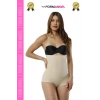 #Korse 2 Beden İncelten Lazer Kesim İz Göstermeyen Kaymaz Toparlayıcı Yüksek Bel Slip Korse - 1 Adet