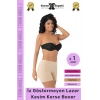 #Korse İz Göstermeyen Kaymaz Basen Toparlayıcı Şekillendiren Lazer Kesim Korse Boxer - 1 Adet