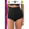 #Korse Toparlayıcı Kaymaz 2 Beden Küçülten Kadın Lazer Kesim Yüksek Bel Slip Korse - 4 Adet