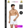 #BoxerKorse Göbek Düzleştirici Bel Basen Toparlayıcı Sıkılaştırıcı Duble Erkek Boxer Korse - 5 Adet