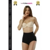 #Korse 2 Beden İncelten Toparlayıcı İz Göstermeyen Kaymaz Kadın Lazer Kesim Slip Korse - 1 Adet
