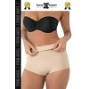 #Korse İz Yapmayan 2 Beden Küçülten Kaymaz Toparlayıcı Lazer Kesim Slip Korse - 5 Adet