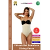 #Korse Seamless Dikişsiz Toparlayıcı Vücut Şekillendiren Kaymaz Yüksek Bel String Korse - 1 Adet