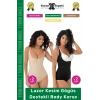 #Korse Kayma Önleyen 2 Beden Küçülten İz Yapmayan Lazer Kesim Göğüs Destekli Body Korse 4lü Set