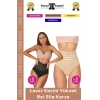 #Korse Vücut Şekillendirici Karın Bel Toparlayıcı Lazer Kesim Yüksek Bel Slip Korse 4lü Set