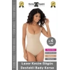 #Korse Kayma Önleyen 2 Beden Küçülten İz Yapmayan Lazer Kesim Göğüs Destekli Body Korse - 4 Adet