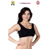 #Büstiyer Dikişsiz Seamless Kadın Esnek Yumuşak Kumaş Kalın Askılı Pedli Spor Büstiyer - 1 Adet