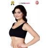 #Büstiyer Dikişsiz Seamless Kadın Esnek Yumuşak Kumaş Kalın Askılı Pedli Spor Büstiyer - 1 Adet