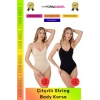 #Korse İz Bırakmayan Kaymaz Seamless Toparlayıcı Dikişsiz Kadın Çıtçıtlı String Body Korse 4lü Set