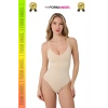 #Korse İz Bırakmayan Kaymaz Seamless Toparlayıcı Dikişsiz Kadın Çıtçıtlı String Body Korse 4lü Set