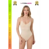 #Korse İz Bırakmayan Kaymaz Seamless Toparlayıcı Dikişsiz Kadın Çıtçıtlı String Body Korse 4lü Set