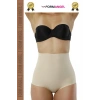 #Korse 2 Beden İncelten Toparlayıcı İz Göstermeyen Kaymaz Kadın Lazer Kesim Slip Korse 2li Set