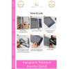 #PantolonKıvırma Polyester Esnek Dayanıklı Pratik Dikişsiz Paça Onarım Yapışkanlı Pantolon Kıvırma Şeridi - 2 Adet