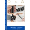 #PantolonKıvırma Polyester Esnek Dayanıklı Pratik Dikişsiz Paça Onarım Yapışkanlı Pantolon Kıvırma Şeridi - 3 Adet