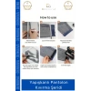 #PantolonKıvırma Polyester Esnek Dayanıklı Pratik Dikişsiz Paça Onarım Yapışkanlı Pantolon Kıvırma Şeridi - 3 Adet