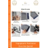 #PantolonKıvırma Polyester Esnek Dayanıklı Pratik Dikişsiz Paça Onarım Yapışkanlı Pantolon Kıvırma Şeridi - 4 Adet