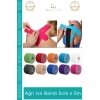 #AğrıBandı Kore Ginsengli Glukozamin Gümüş İyonu Saponin Omuz Karın Kalça Ağrı IsıI Bandı 5cm x 5m