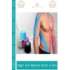 #AğrıBandı Kore Ginsengli Glukozamin Gümüş İyonu Saponin Omuz Karın Kalça Ağrı IsıI Bandı 5cm x 5m
