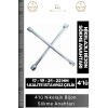 #BijonAnahtarı Istavroz Çelik 17 19 21 22 mm Dayanıklı Oto Lastik Ekipmanı 4lü Nikelajlı Bijon Sökme Anahtarı