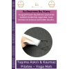 #MeditasyonMinderi Taşıma Askılı Dayanıklı Uzun Ömürlü Konfor Kamp Pilates Yoga Meditasyon Minderi 16mm Mat