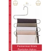 #PantolonAskısı Şık Metal Yer Tasarrufu Sağlayan Lüks Kaliteli Dolap Paslanmaz Krom Pantolon Askısı
