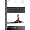 #UykuMatı Taşıma Askılı Kaymaz Pilates Yoga Fitness Kamp Spor Konforlu Uyku Matı Siyah Yer Minderi