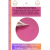 #YogaMatı Fantazer Taşıma Askılı Pro Kaymaz Çift Taraflı Yoga Meditasyon Minderi Pembe Siyah Mat