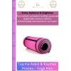 #YogaMİnderi Taşıma Askılı Dayanıklı Konfor Kamp Pilates Fitness Meditasyon Minderi 65mm Mat
