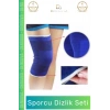 #ElastikBandaj Kompresyon Destekli Ortopedik Isı Koruyucu Esnek Rehabilitasyon Sporcu Dizlik 2li Set