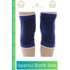 #ElastikBandaj Kompresyon Destekli Ortopedik Isı Koruyucu Esnek Rehabilitasyon Sporcu Dizlik 2li Set