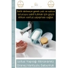 #Sabunluk Vantuzlu Silikon Banyo Mutfak Lavabo Kendi Kendine Boşaltan Su Tutmaz Giderli Katı Sabunluk - 1 Adet