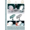 #Sabunluk Vantuzlu Silikon Banyo Mutfak Lavabo Kendi Kendine Boşaltan Su Tutmaz Giderli Katı Sabunluk - 1 Adet