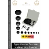 #MatkapUcuTakımı 16 Parça Panç Seti Metal Ahşap Plastik Alüminyum Delme Aparatı Kesme Matkap Ucu Takımı