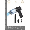 #AraçSüpürgesi Güçlü Emiş Performanslı USB Şarjlı Lityum Bataryalı Katlanabilir Akülü Araç Süpürgesi