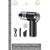#AraçSüpürgesi Güçlü Emiş Performanslı USB Şarjlı Lityum Bataryalı Katlanabilir Akülü Araç Süpürgesi