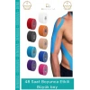 #AğrıBandı Kırmızı Kore Ginsengli Gümüş İyonlu Glukozaminli Destekleyici Ağrı IsıI Bandı 5cm x 5m