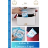 #KlozetKapakPoşeti Hijyenik Tek Kullanımlık Pratik Sağlıklı Seyahat Tipi Klozet Kapağı Poşeti - 50 Adet