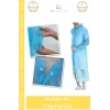 #Yağmurluk Su Geçirmez Pratik Standart Beden Ekonomik Paket Tek Kullanımlık Yağmurluk - 10 Adet