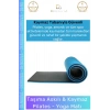 #YogaMinderi Taşıma Askılı Konfor Kamp Pilates Yoga Spor Kaymaz Meditasyon Minderi 16mm Mat