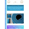 #YogaMinderi Taşıma Askılı Konfor Kamp Pilates Yoga Spor Kaymaz Meditasyon Minderi 16mm Mat