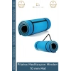 #YogaMatı Taşıma Askılı Dayanıklı Uzun Ömürlü Konfor Serisi Meditasyon Minderi 10 mm Mat