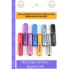 #ParfümŞişesi Doldurulabilir Taşınabilir Mini Seyahat Çantası Tipi Patentli Kapak Cep Parfüm Şişesi 5 Ml