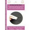 #YogaMatı Taşıma Askılı Kaymaz Pilates Yoga Fitness Kamp Meditasyon Minderi 10mm Mat