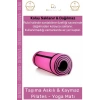 #YogaMatı Taşıma Askılı Kaymaz Pilates Yoga Fitness Kamp Meditasyon Minderi 10mm Mat