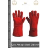 #YanmazEldiven Isıya Dayanıklı Yanmaz A Kalite Lamineli Su Geçirmez Pütürlü Konforlu Çok Amaçlı Deri Eldiven